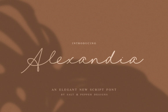 Alexandia Font: A Handwritten Typeface for Beautiful Craft Projects