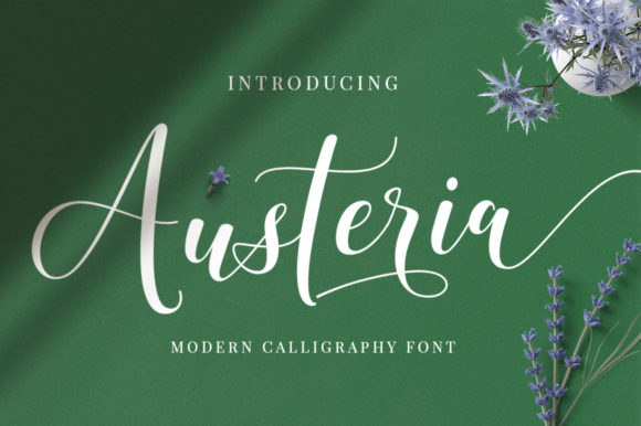Austeria Font: A Graceful Script for Editorial Elegance