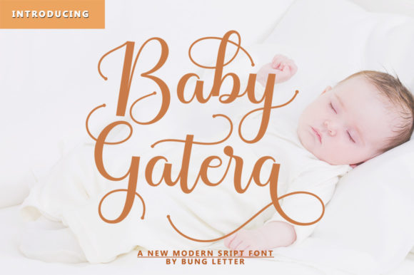 Baby Gatera: A Script Font That Elevates Editorial Design