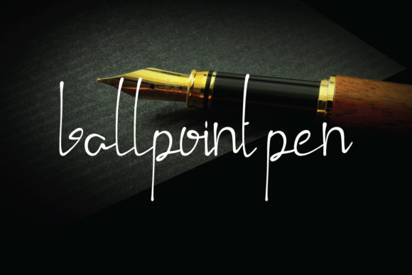 Ballpoint Pen Font: A Handwritten Typeface That Elevates Web Design
