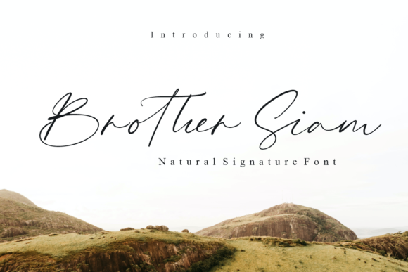 Brother Siam Font: A Handwritten Typeface That Elevates Web Design