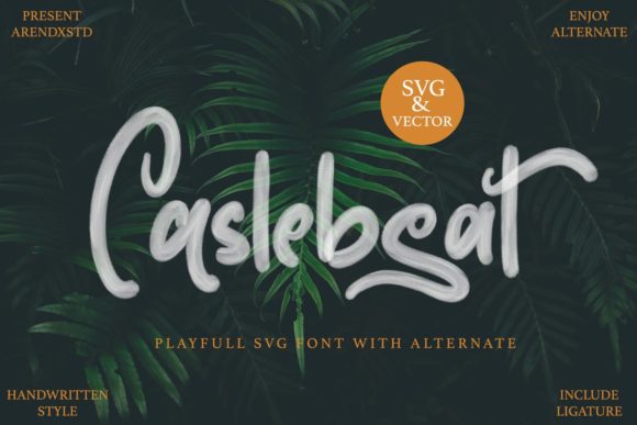 Caslebeat: A Handwritten Typeface for Modern Web Design