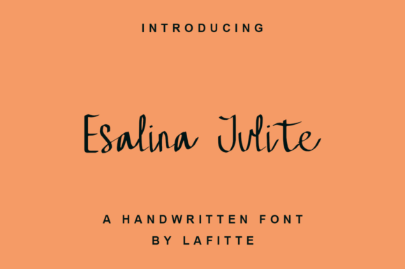 Esalina Julite: A Handwritten Font That Elevates Campaign Design