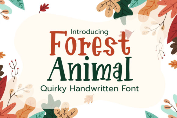 Forest Animal Font: A Playful Typeface for Memorable Branding