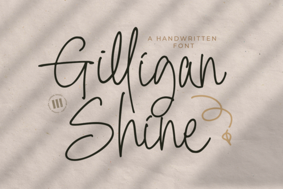 Gilligan Shine Font: Elegant Script for Crafters