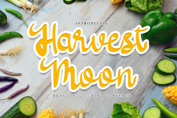 Harvest Moon Font: A Beautiful Handwritten Typeface for Business