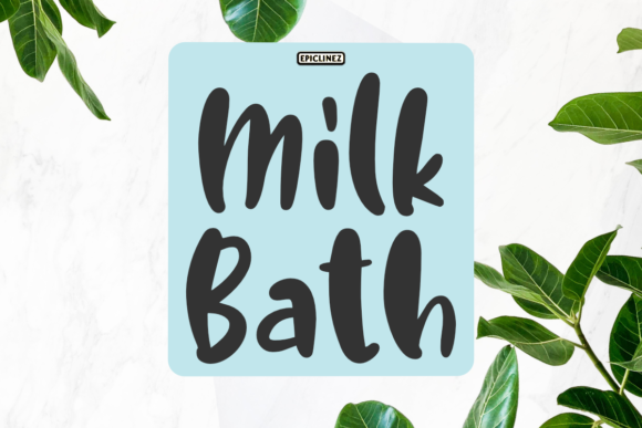 How the Milk Bath Font Brought a Brand to Life