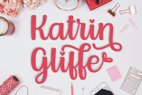 Katrin Gliffe: A Playful Script Font for Modern Web Design
