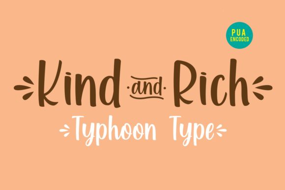 Kind and Rich Font Review