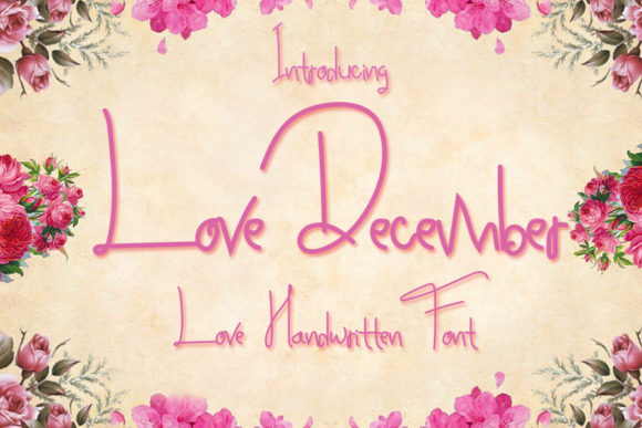 Love December: A Handwritten Font for Editorial Charm