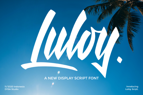 Luloy Typeface: A Handwritten Font That Feels Like a Brand Already