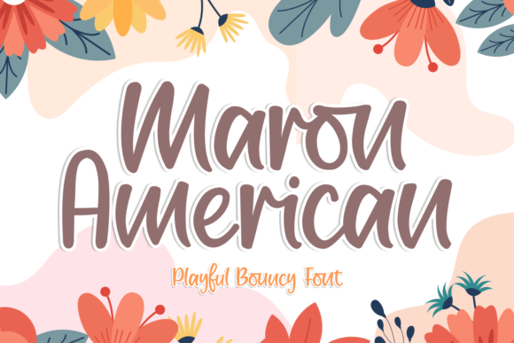 Maron American: A Handwritten Typeface for Thoughtful Typography