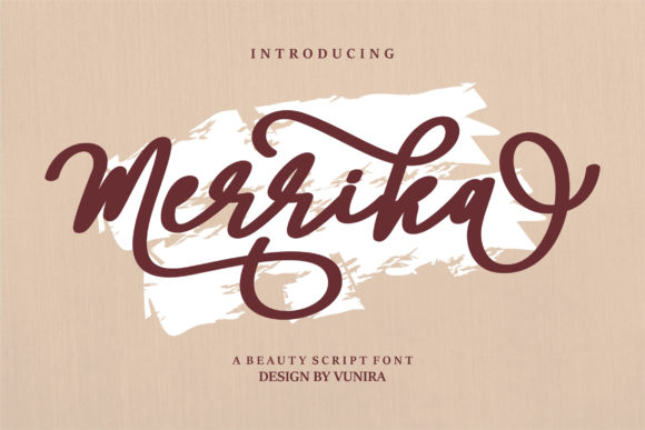 Merrika: A Handwritten Font for Creative Web Design