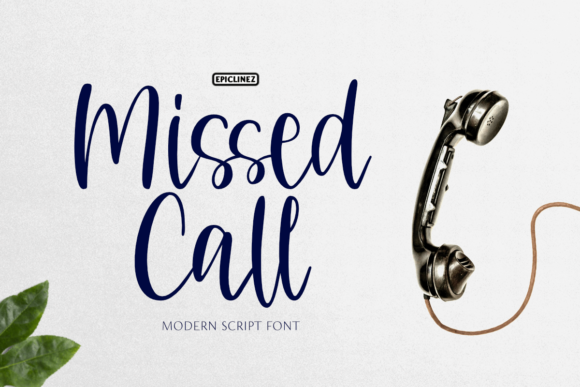 Missed Call Font: A Handwritten Typeface for Memorable Marketing