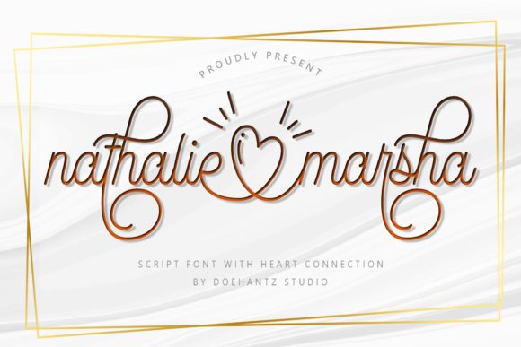 Nathalie Marsha Font: Elevating Brand Identity with Timeless Script