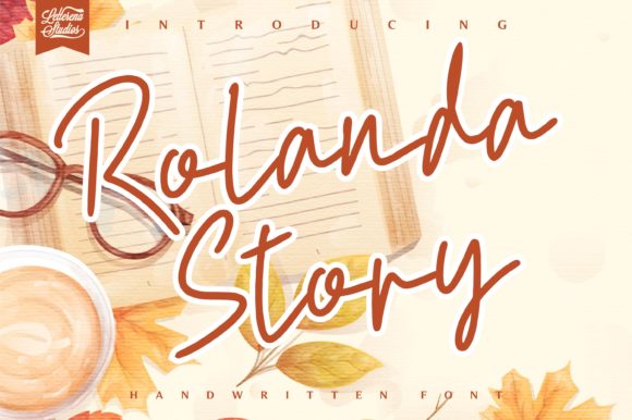 Rolanda Story: A Handwritten Font for Web Design