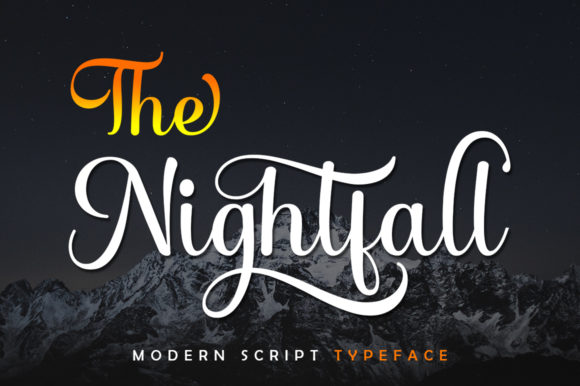 The Nightfall Typeface: A Modern Script for Editorial Design