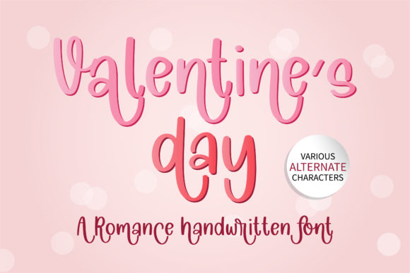 Valentine’s Day Font: A Handwritten Touch for Your Brand