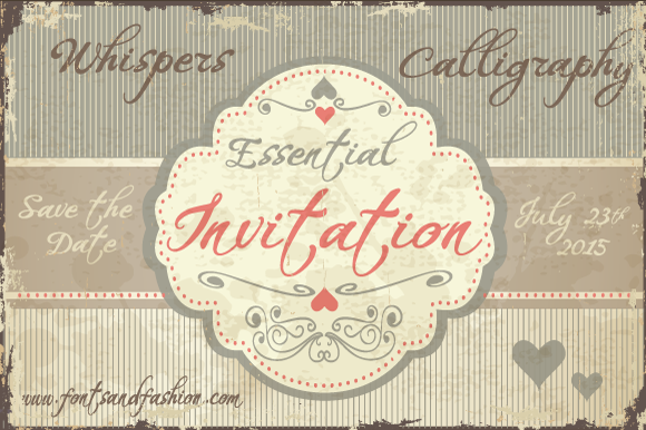 Whispers Font: A Delicate Script for Beautiful Handmade Creations